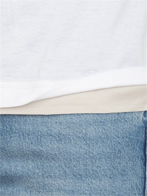 T-shirt Paolo Pecora in cotone bianco in UOMO