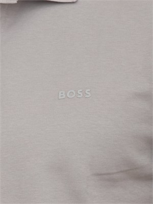 Polo Boss uomo in pregiato cotone grigio in UOMO