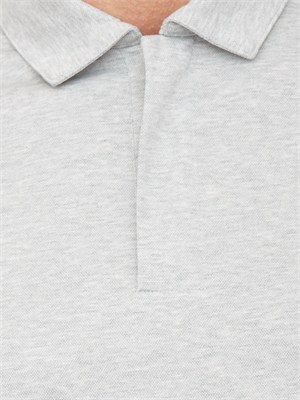 Polo grigia Boss uomo in misto cotone in UOMO