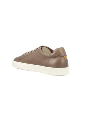 Sneaker Doucal's uomo in nappa di ovino taupe in UOMO