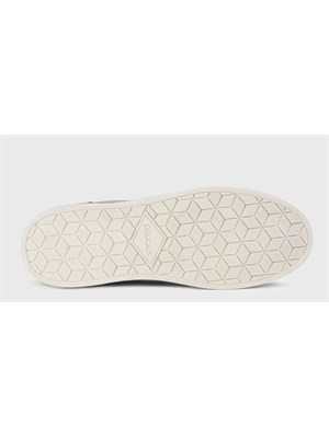 Sneaker Doucal's uomo in tessuto e pelle taupe in UOMO