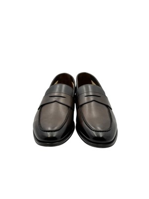 Mocassino Penny Doucal's uomo in pelle marrone in UOMO