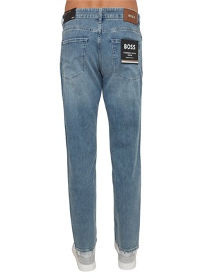 Jeans BOSS uomo in denim blu medio in UOMO
