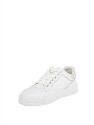 Sneakers Mandy Pinko in pelle bianca in DONNA