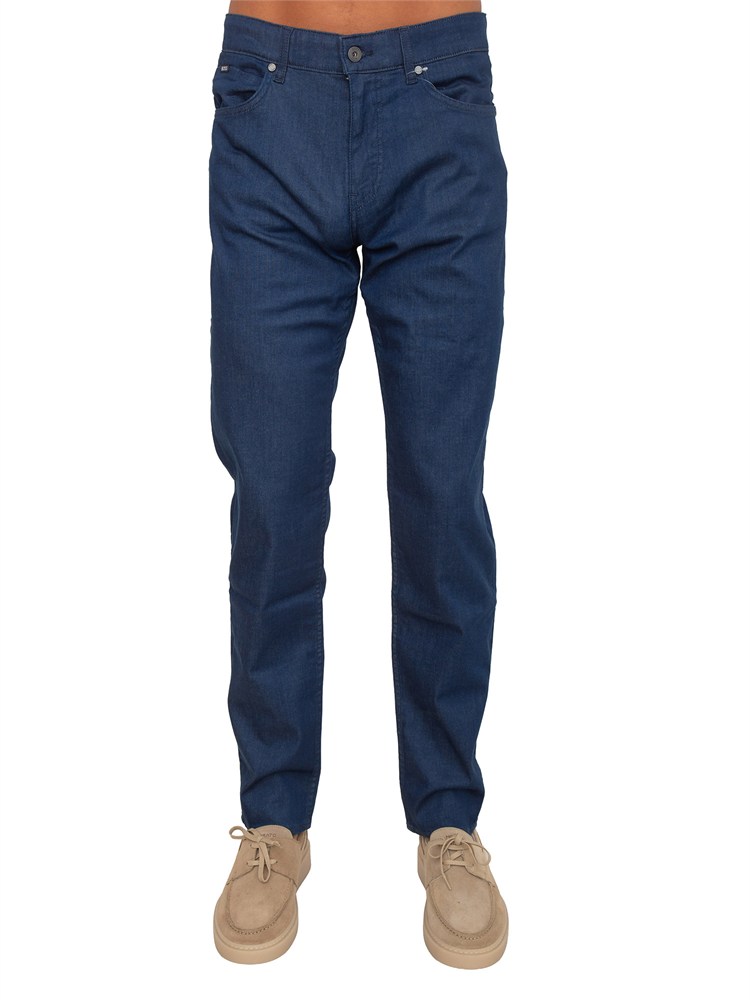 Jeans HUGO Uomo in denim blu scuro