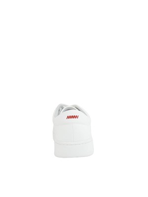 Sneakers bianche Hugo uomo in pelle con logo in UOMO