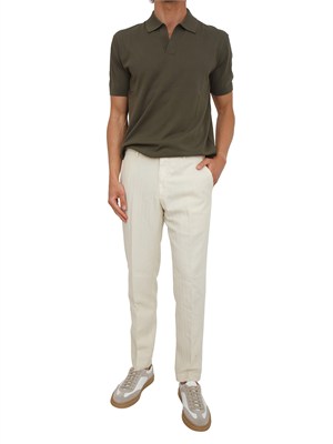 Polo Paolo Pecora in cotone verde in UOMO