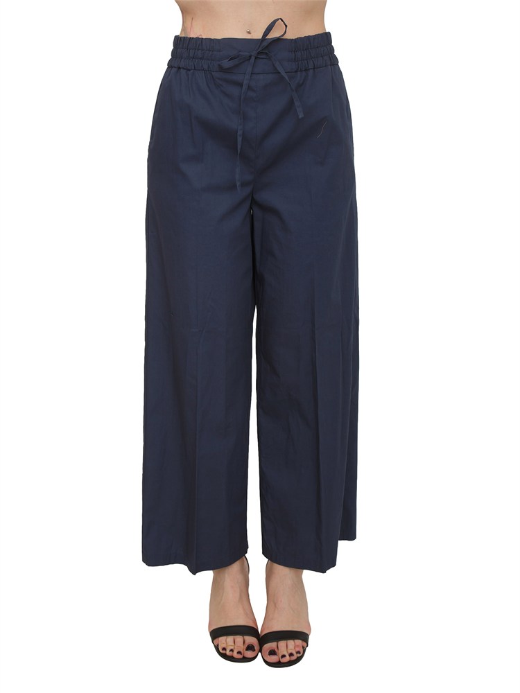 Pantalone EMMCALAO Emme Marella in cotone blu