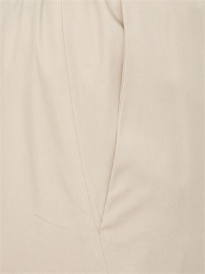 Pantalone EMMCALAO Emme Marella in cotone beige in DONNA