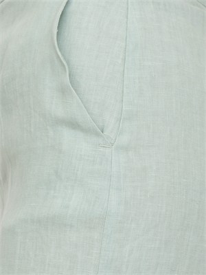 Pantalone EMMCLAVA Emme Marella in lino acquamarina in DONNA