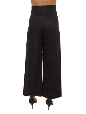 Pantalone nero MSTTARTUFO Max Mara Studio in tela ramiÉ in DONNA