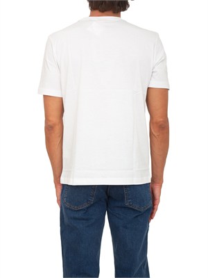 T-shirt HUGO uomo in cotone avorio in UOMO