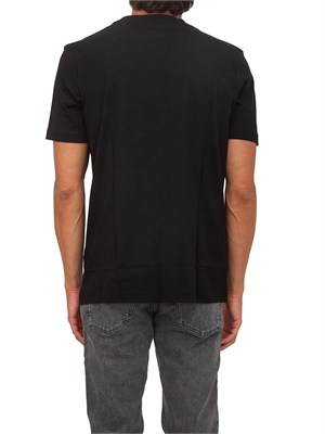 T-shirt HUGO uomo in cotone nero in UOMO