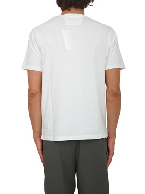 T-shirt CP Company in cotone bianco con logo in UOMO