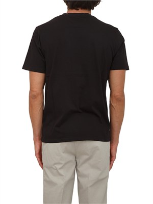 T-shirt C.P. Company in cotone nero con logo in UOMO