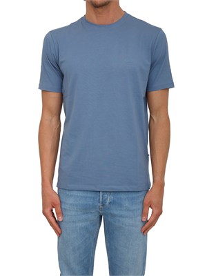 T-shirt Liu Jo uomo in cotone blu in UOMO