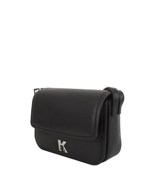 Camera bag Karl Lagerfeld in ecopelle nera in DONNA