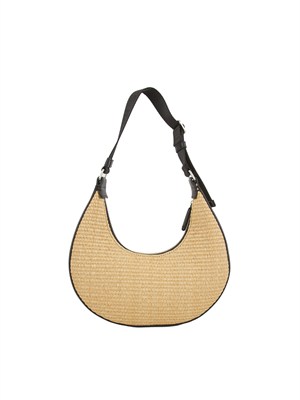 Borsa hobo Karl Lagerfeld Jeans intrecciata beige in DONNA