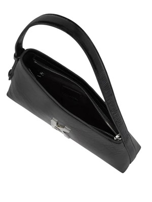Borsa geometrica Karl Lagerfeld Jeans in pelle nera in DONNA