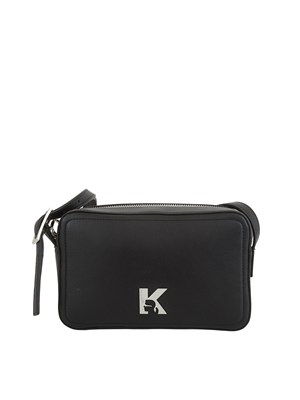 Camera bag Karl Lagerfeld in ecopelle nera in DONNA