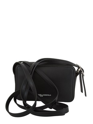 Camera bag Karl Lagerfeld in ecopelle nera in DONNA