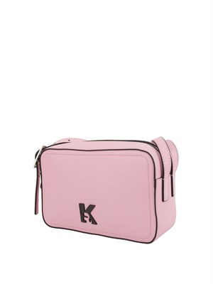 Camera bag Karl Lagerfeld in ecopelle rosa in DONNA
