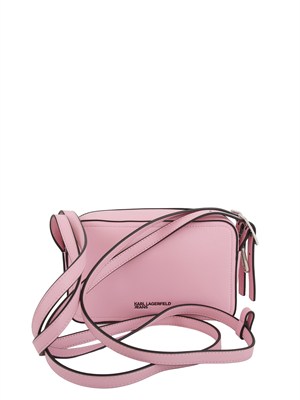 Camera bag Karl Lagerfeld in ecopelle rosa in DONNA