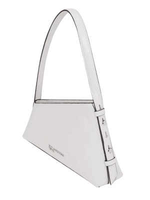Borsa geometrica Karl Lagerfeld Jeans in pelle bianca in DONNA