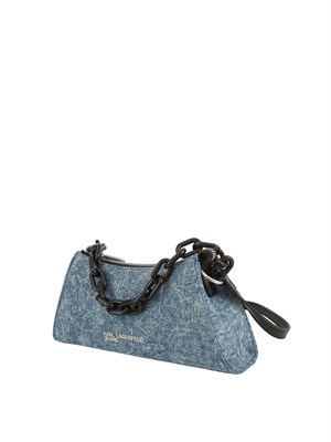 BORSA A SPALLA K.LAGERFELD BLU DENIM in DONNA