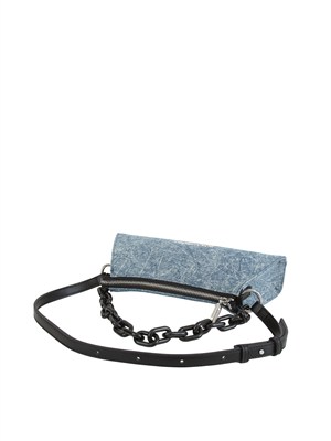 BORSA A SPALLA K.LAGERFELD BLU DENIM in DONNA