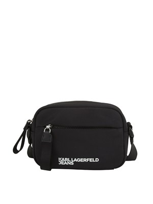 Borsa a tracolla Karl Lagerfeld Jeans in tessuto nero in DONNA