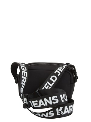Borsa a tracolla Karl Lagerfeld Jeans in tessuto nero in DONNA