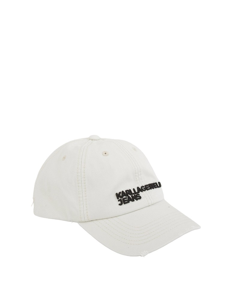 Cappello Karl Lagerfeld Jeans grigio ghiaccio