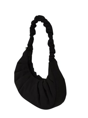 Borsa hobo piccola Karl Lagerfeld Jeans in nylon nero in DONNA
