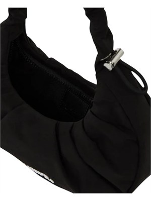 Borsa hobo piccola Karl Lagerfeld Jeans in nylon nero in DONNA