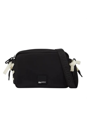 Borsa nera Karl Lagerfeld Jeans in nylon in DONNA