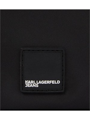 Borsa nera Karl Lagerfeld Jeans in nylon in DONNA