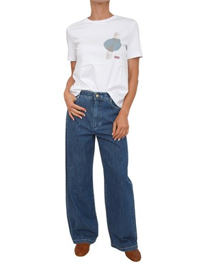 Jeans SMMZEUS Max Mara 'S in denim indaco in DONNA