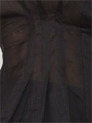 Camicia MSTORA Max Mara Studio in tela ramiÉ nera in DONNA