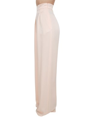 Pantalone MSEDIVO Max Mara Studio in satin rosa cipria in DONNA
