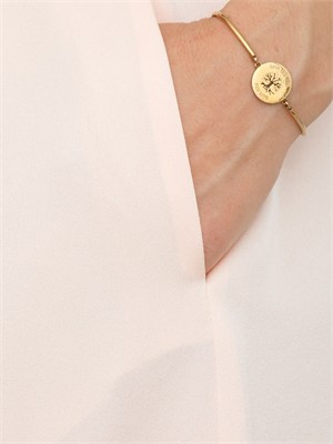 Pantalone MSEDIVO Max Mara Studio in satin rosa cipria in DONNA