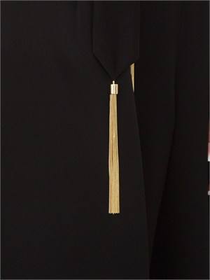 Tuta nera MSEDONATA Max Mara Studio in satin fluido in DONNA