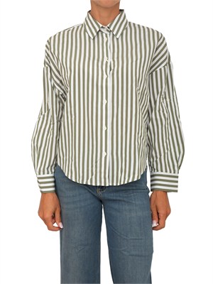 Camicia Emmuggioso di Emme Marella a righe verdi in DONNA