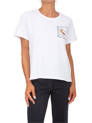 T-shirt bianca Emmgola Emme Marella con stampa in DONNA