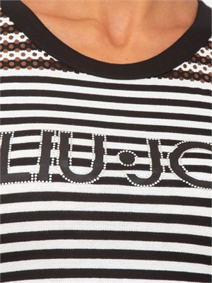 Top Liu Jo a righe nere e bianche in DONNA