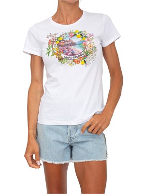 T-shirt Liu Jo bianca con stampa in DONNA