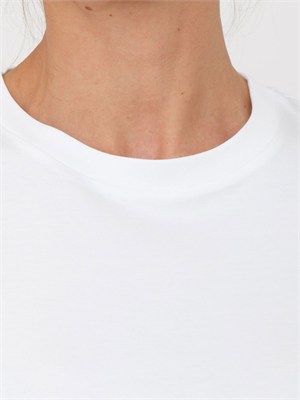 T-shirt bianca MMLASTICE Max Mara MM in cotone e modal in DONNA