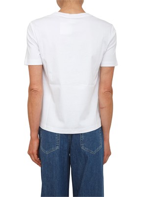 T-shirt bianca MMLNEGOZI Max Mara MM misto cotone in DONNA