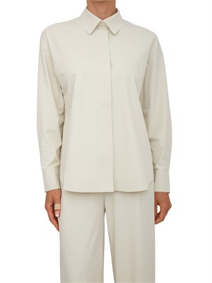 Camicia MMLBAITA Max Mara MM in tessuto tecnico avorio in DONNA