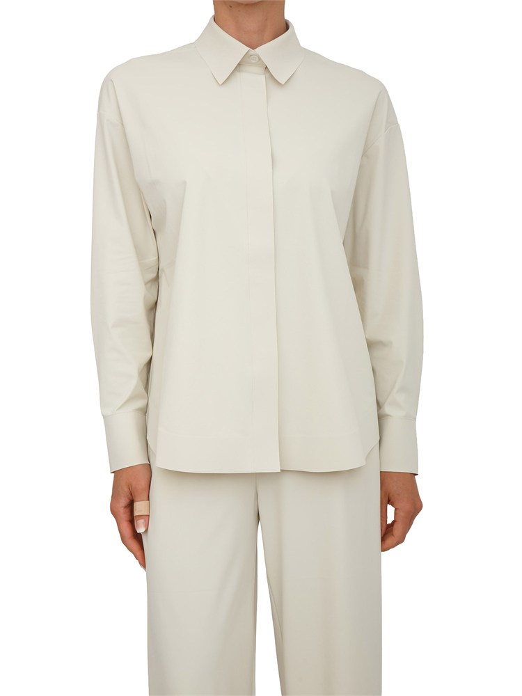 Camicia MMLBAITA Max Mara MM in tessuto tecnico avorio